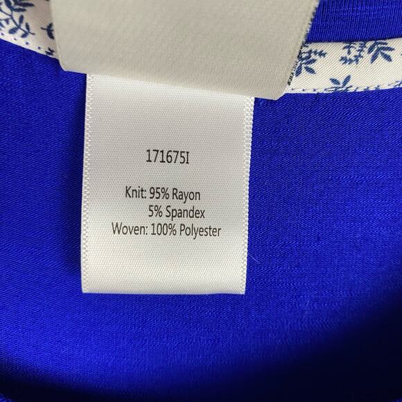 Dolan Anthropologie Cobalt Blue Tshirt Dress Hi Lo Womens Size Large - Picture 7 of 11